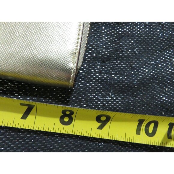 Kate Spade New York Joeley Gold Metallic Leather Zip Around Long Wallet - Picture 11 of 13